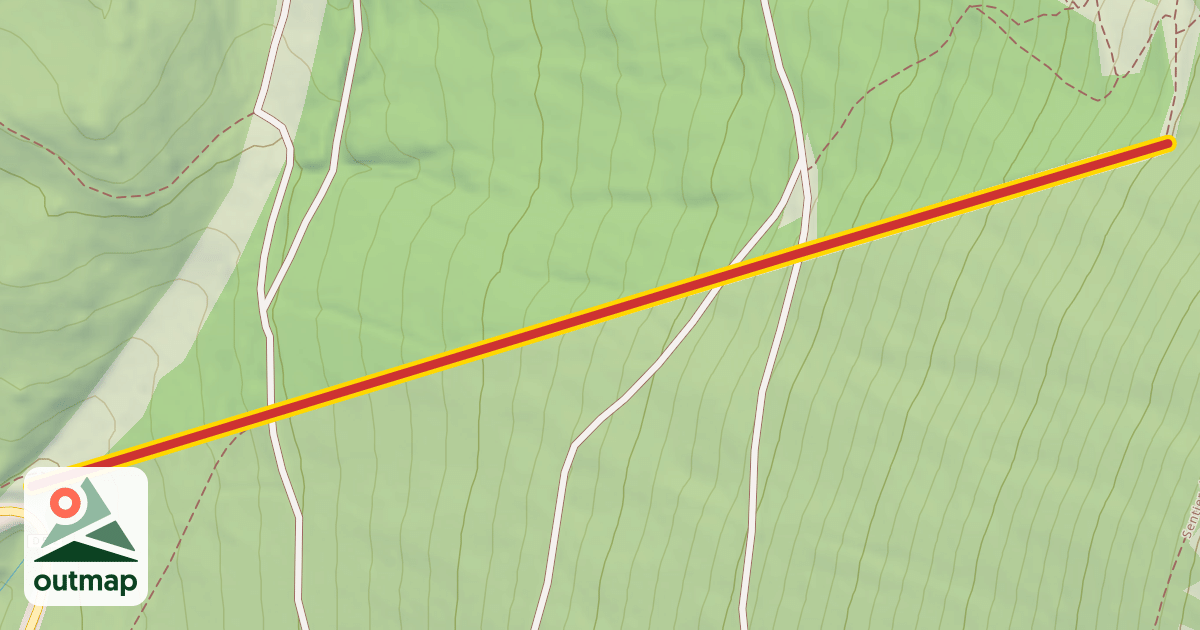 Map of Chamechaude