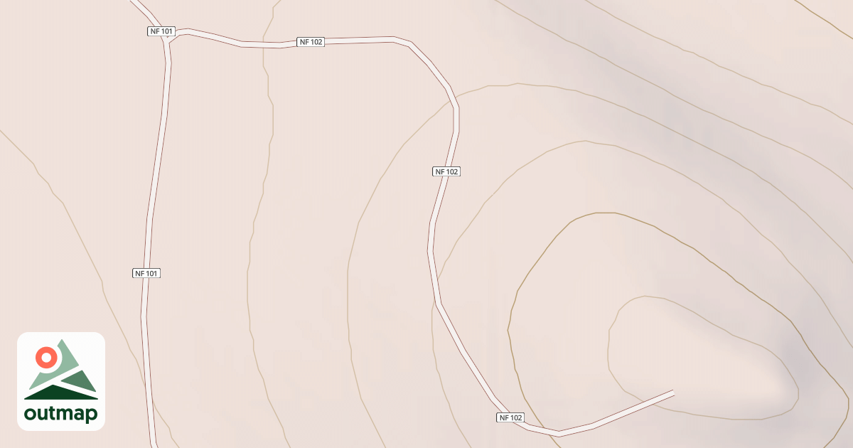 Map of USFS Motor Vehicle Use Map Roads {487B118E-8A5B-4A08-BA62-6C5D0873E30F}
