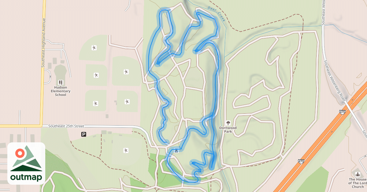 Map of Dornwood Loop