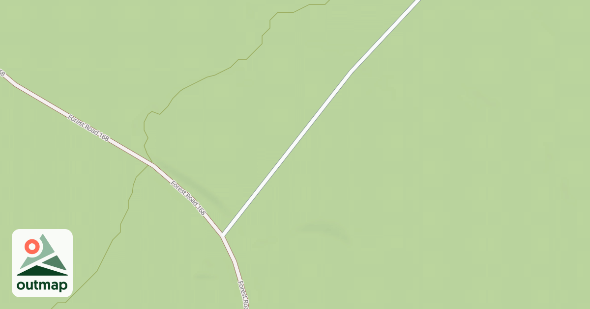 Map of FR 168B