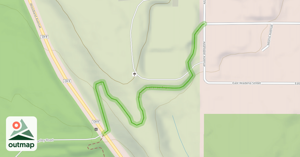 Map of Duluth Traverse Trail