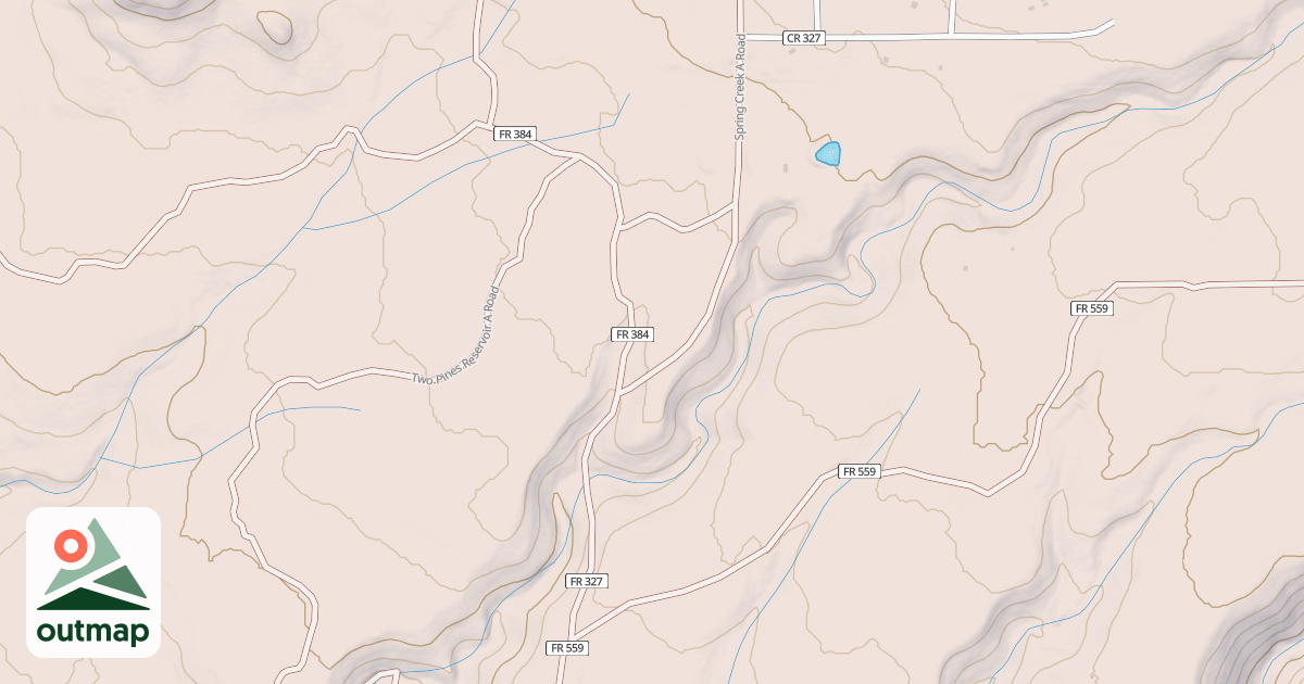 Map of SPRING CRK