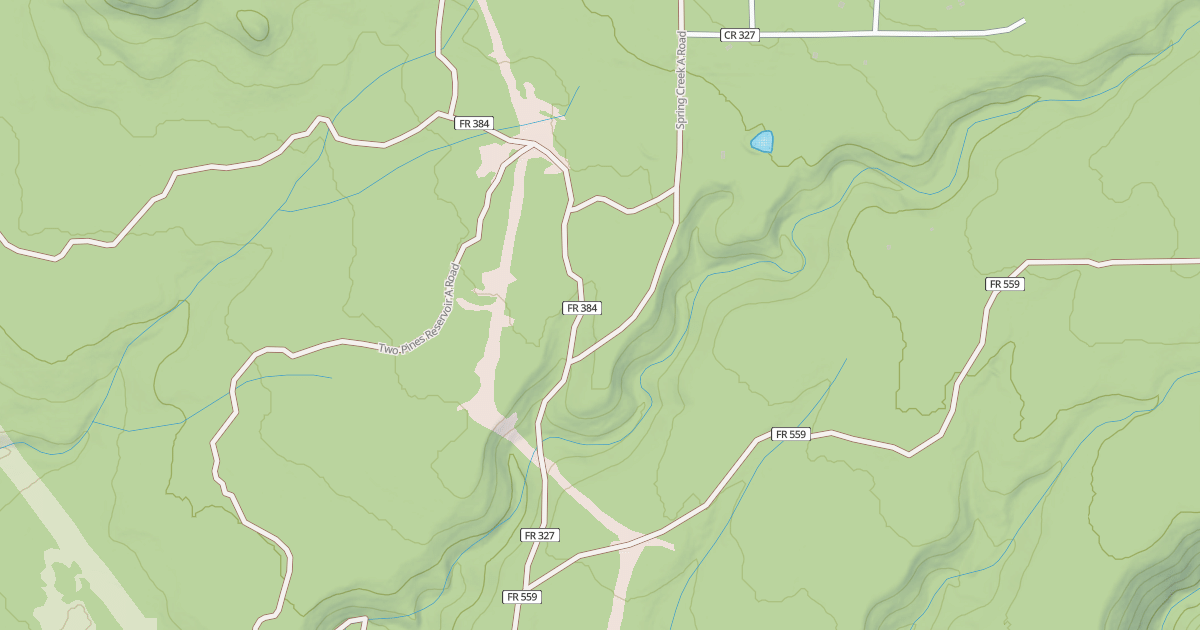 Map preview of SPRING CRK