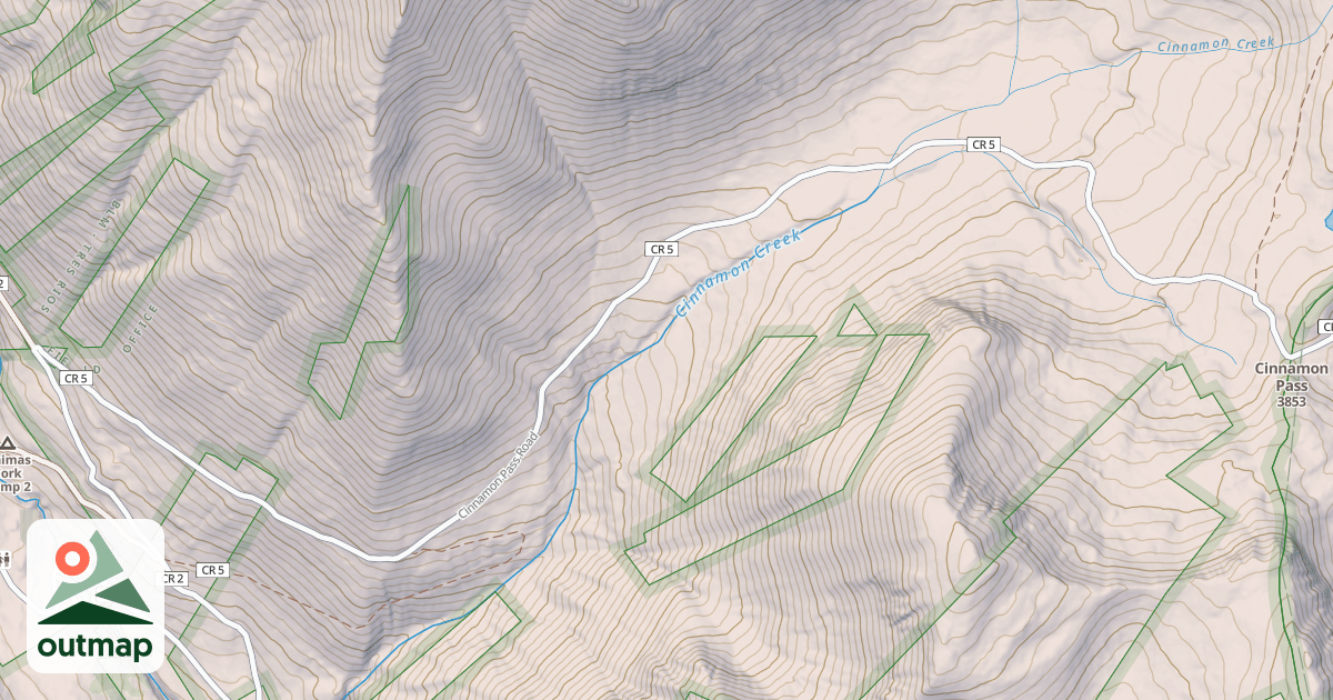 Map of County Road 5
