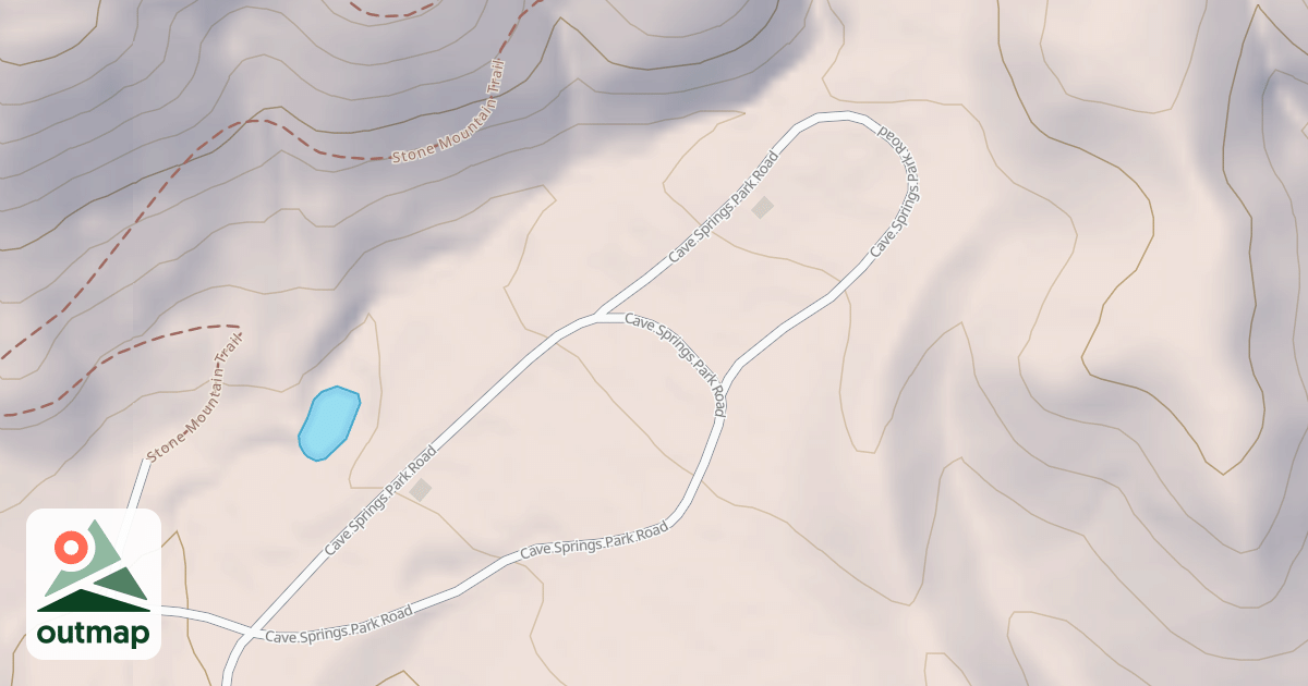Map of CAVE SPRINGS A