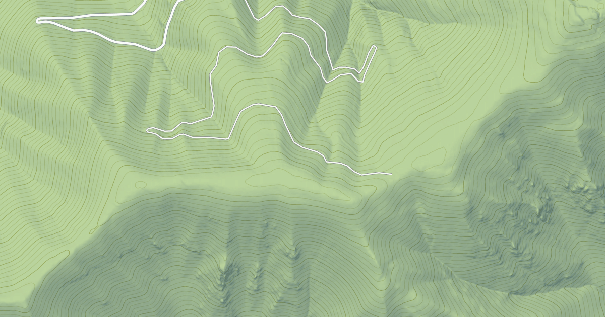 Map preview of Loveland Peak