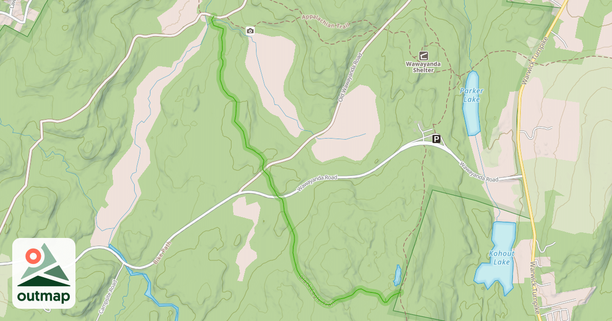 Map of Black Eagle Trail
