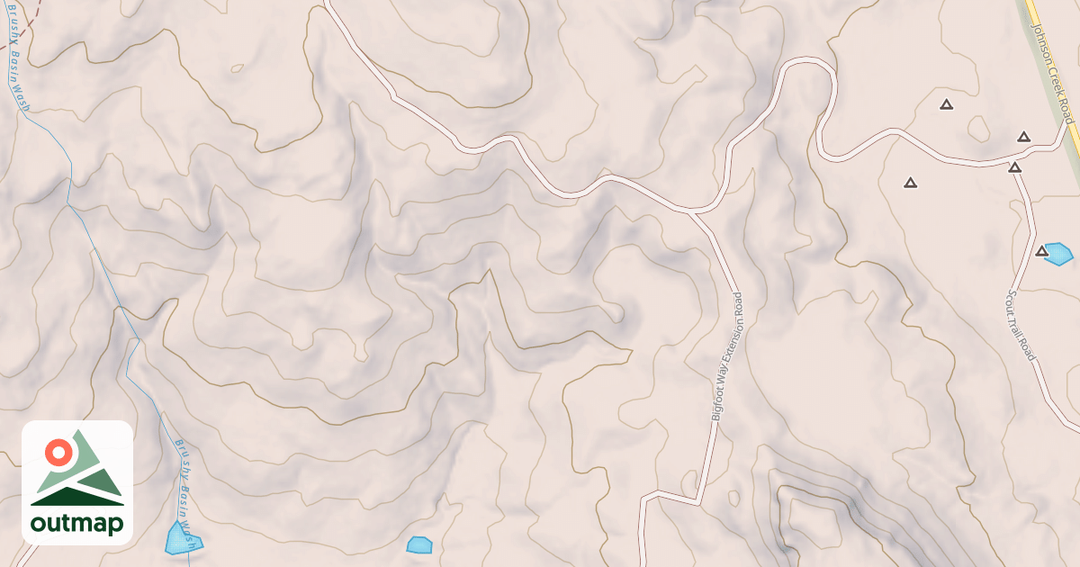 Map of BIGFOOT WAY EXT
