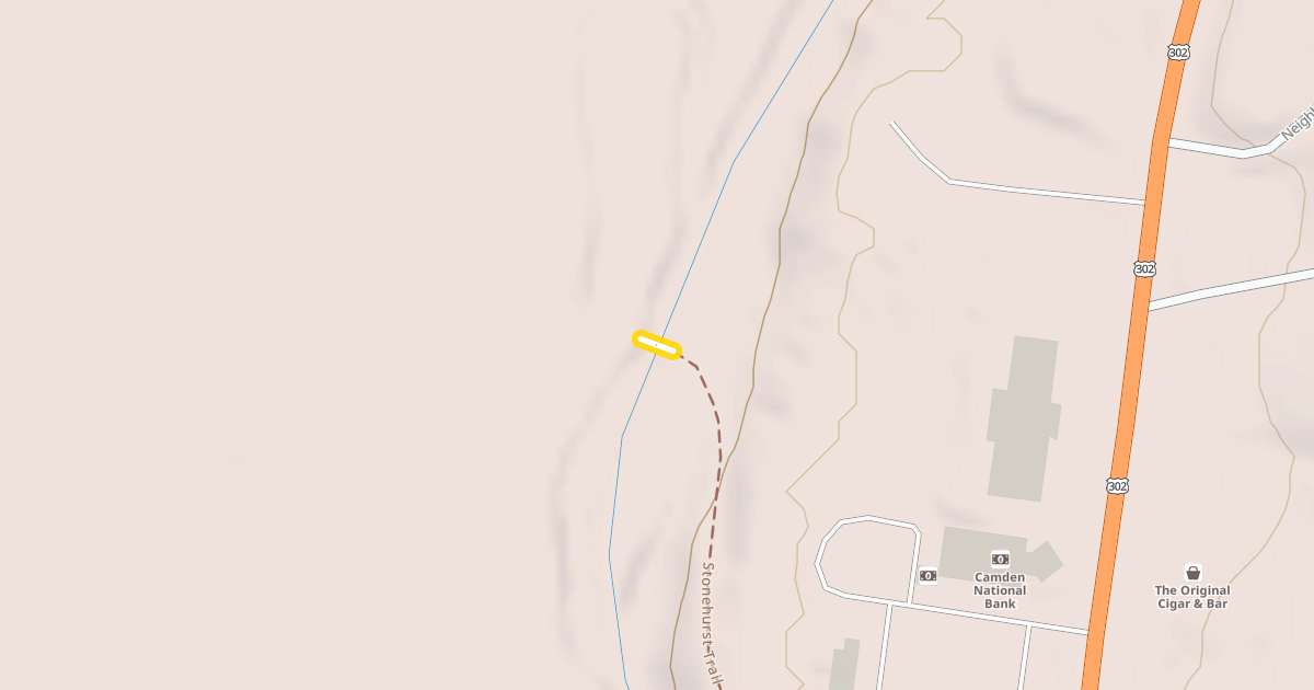 Map preview of Stonehurst Trail
