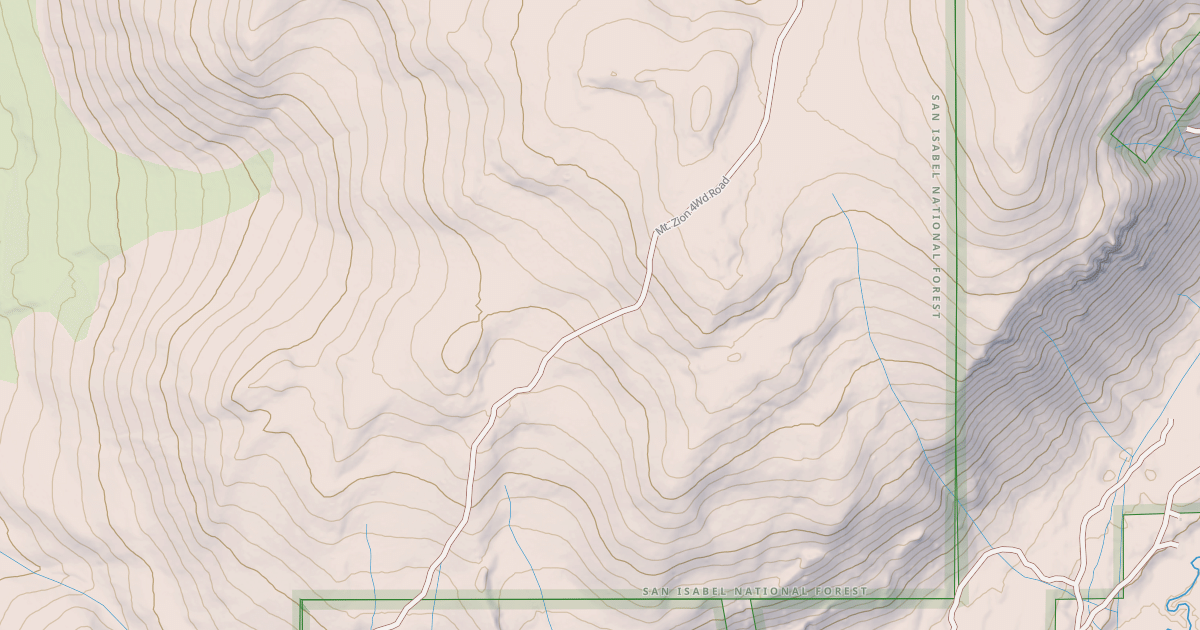 Map preview of MT. ZION 4WD