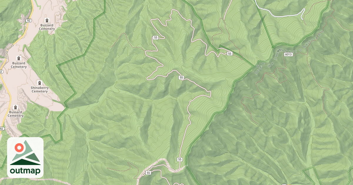 Map of ALLEGHENY
