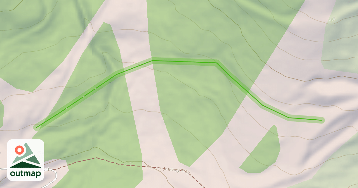 Map of Unnamed Cat Track