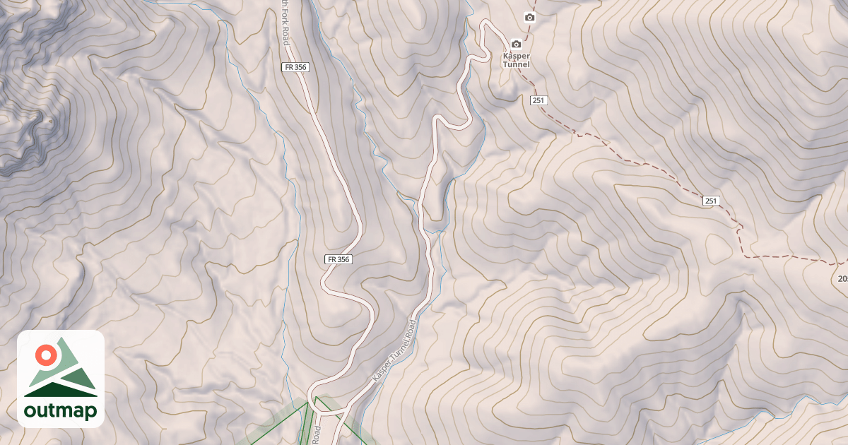 Map of KASPER TUNNEL