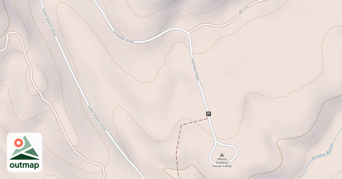 Map of SHORTLEAF