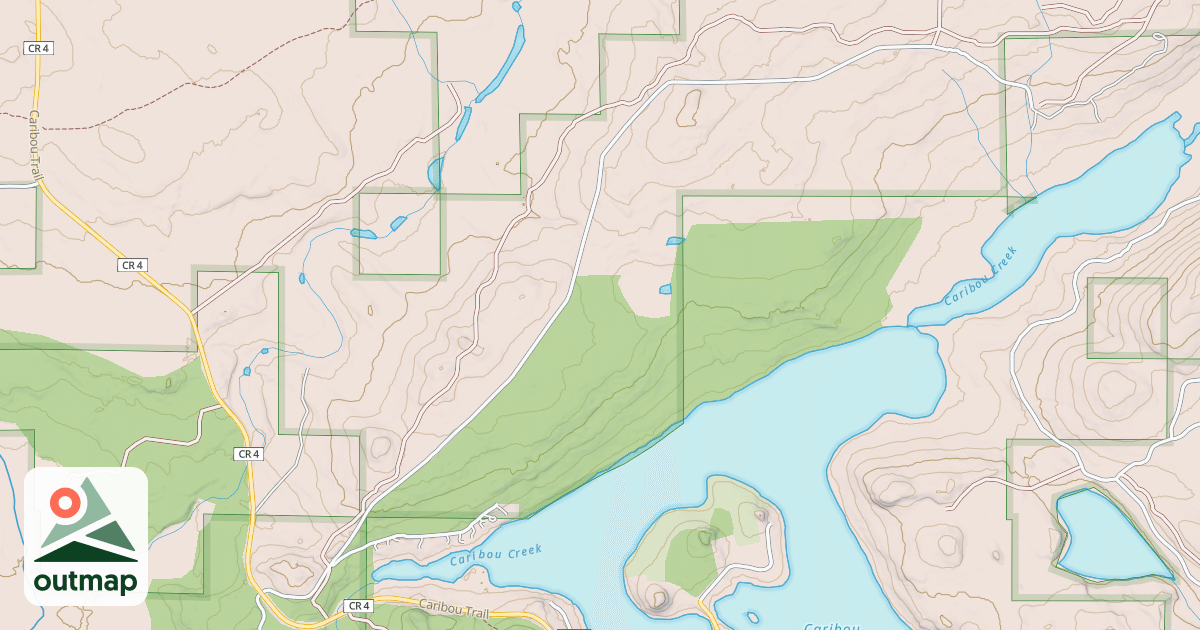Map of CARIBOU