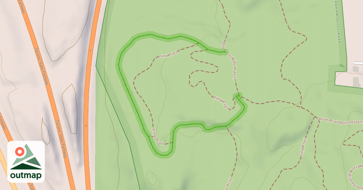 Map of Pink Trail