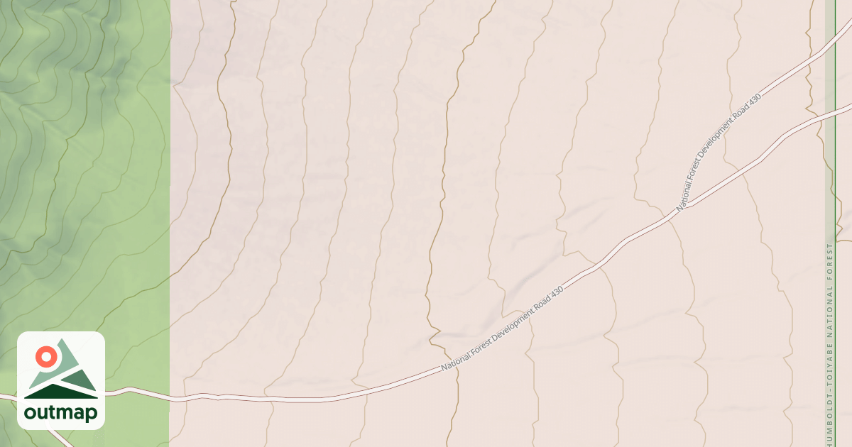 Map of ANTELOPE SPRING