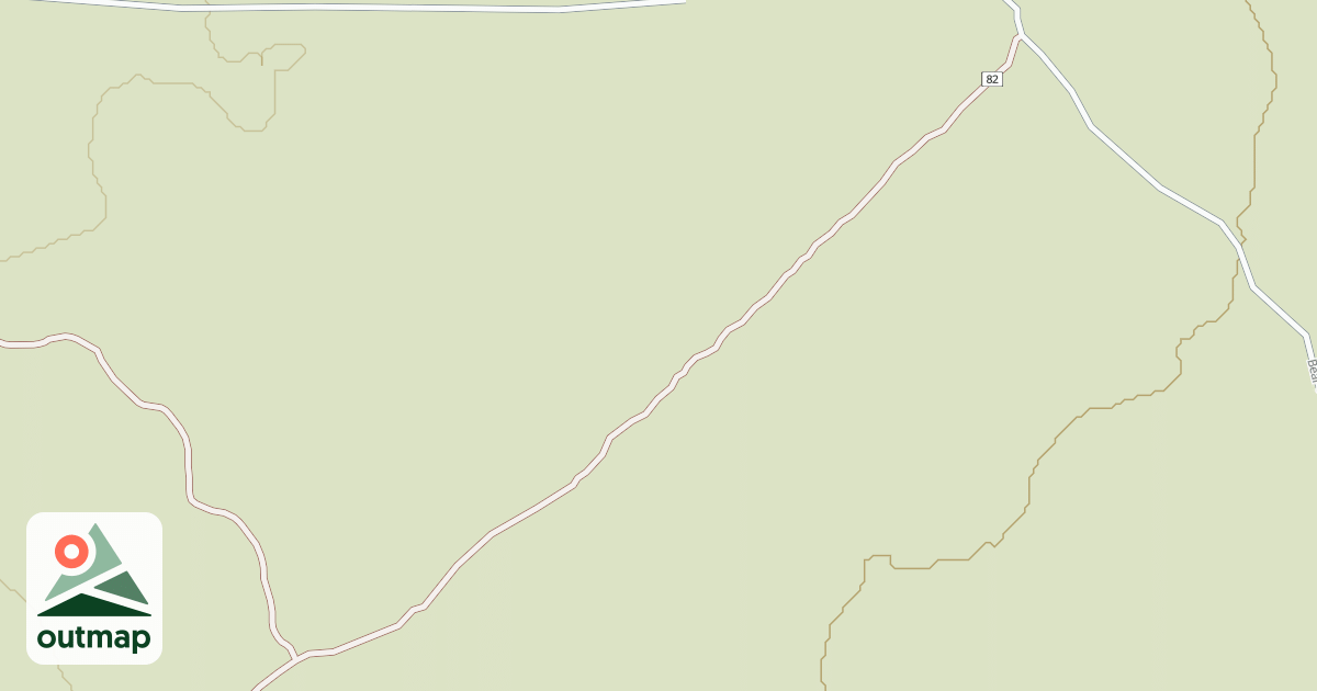 Map of Millican Plateau Tr 82