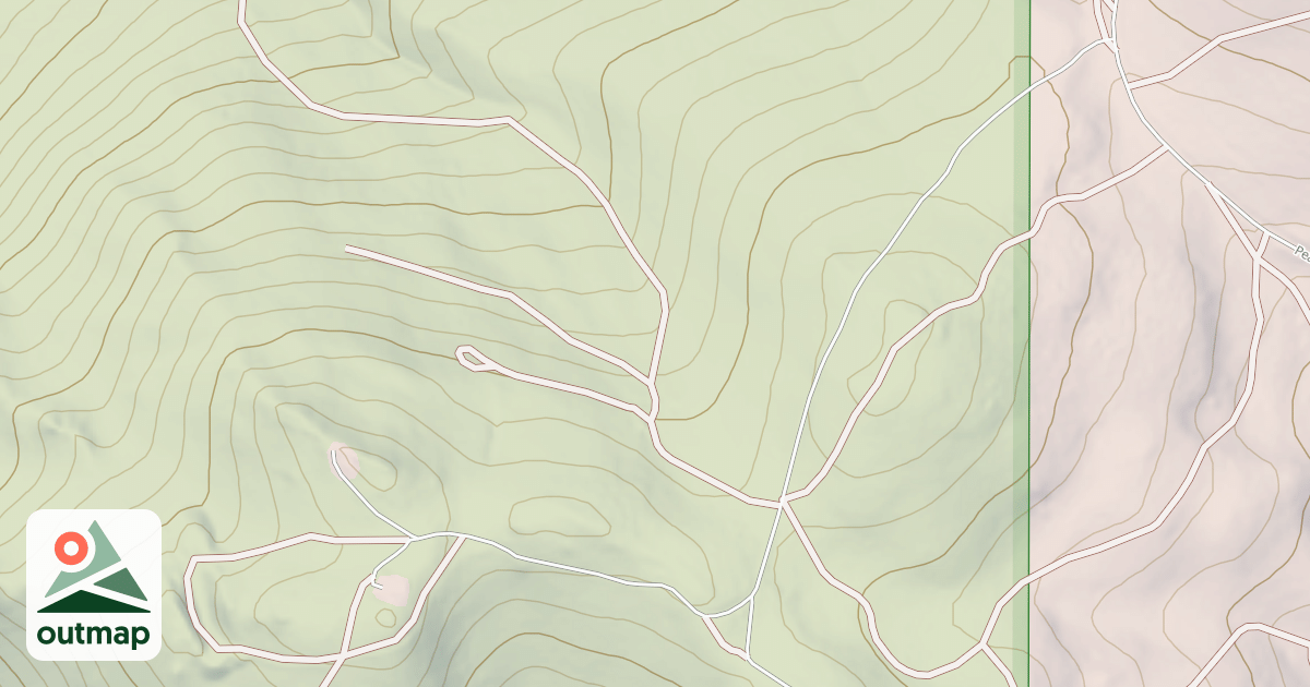 Map of PEAVINE PEAK SPUR ROAD