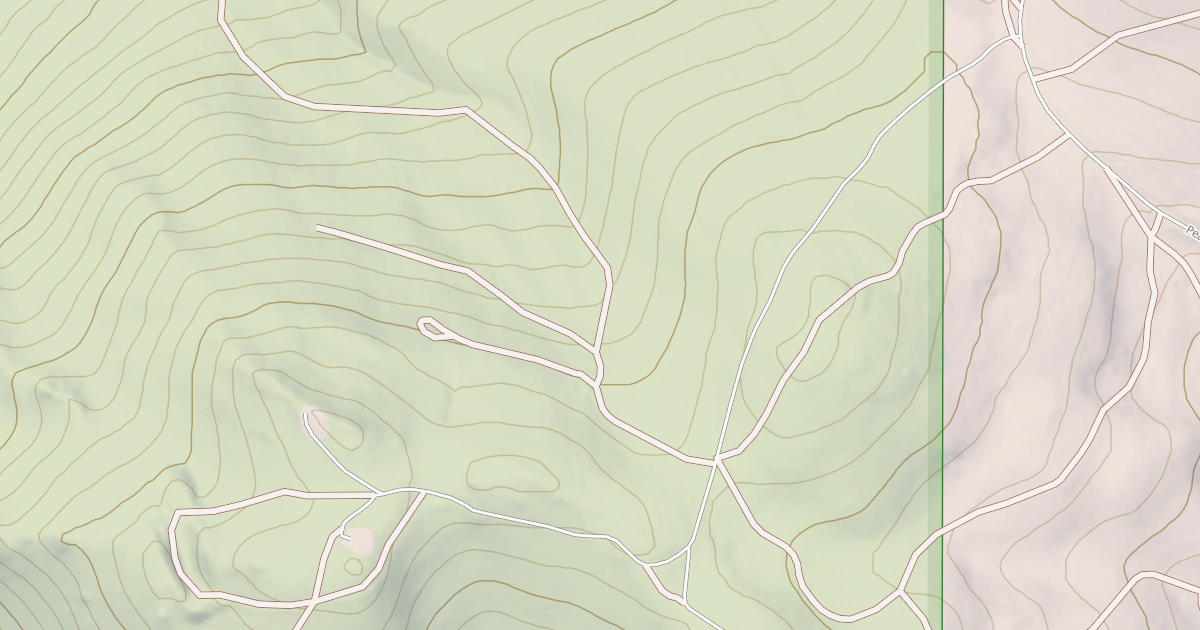 Map preview of PEAVINE PEAK SPUR ROAD