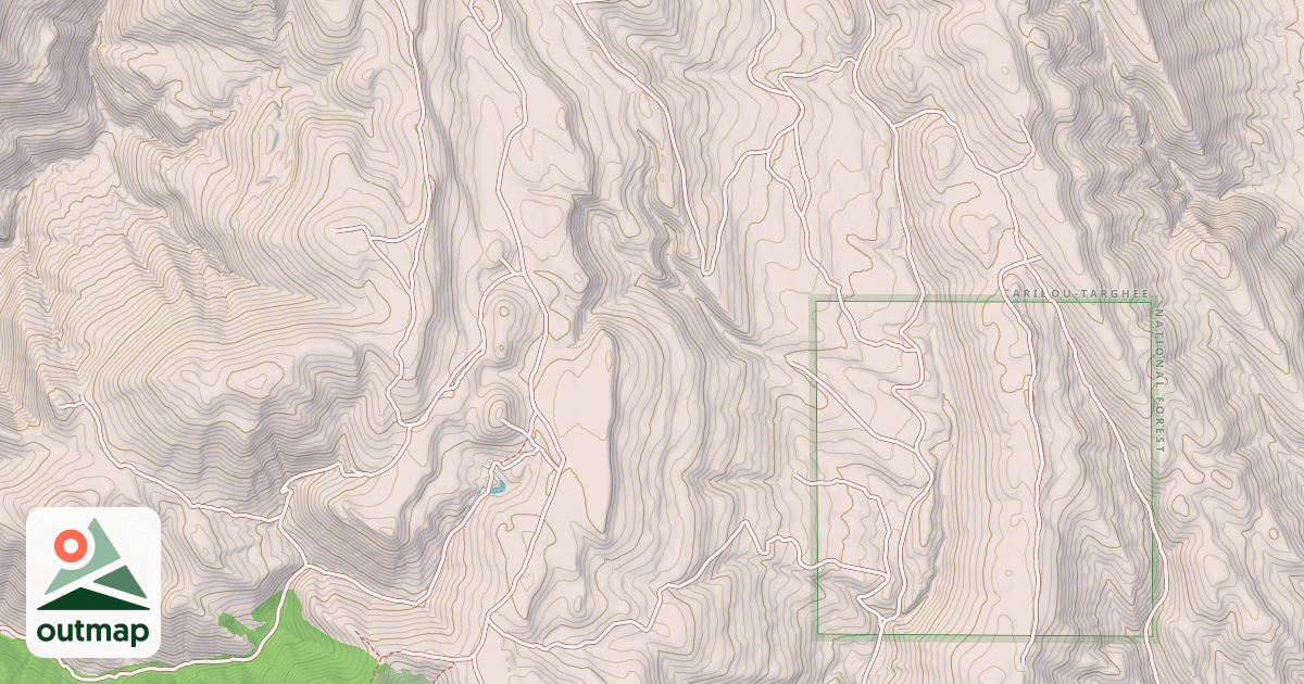 Map of FOX FLAT