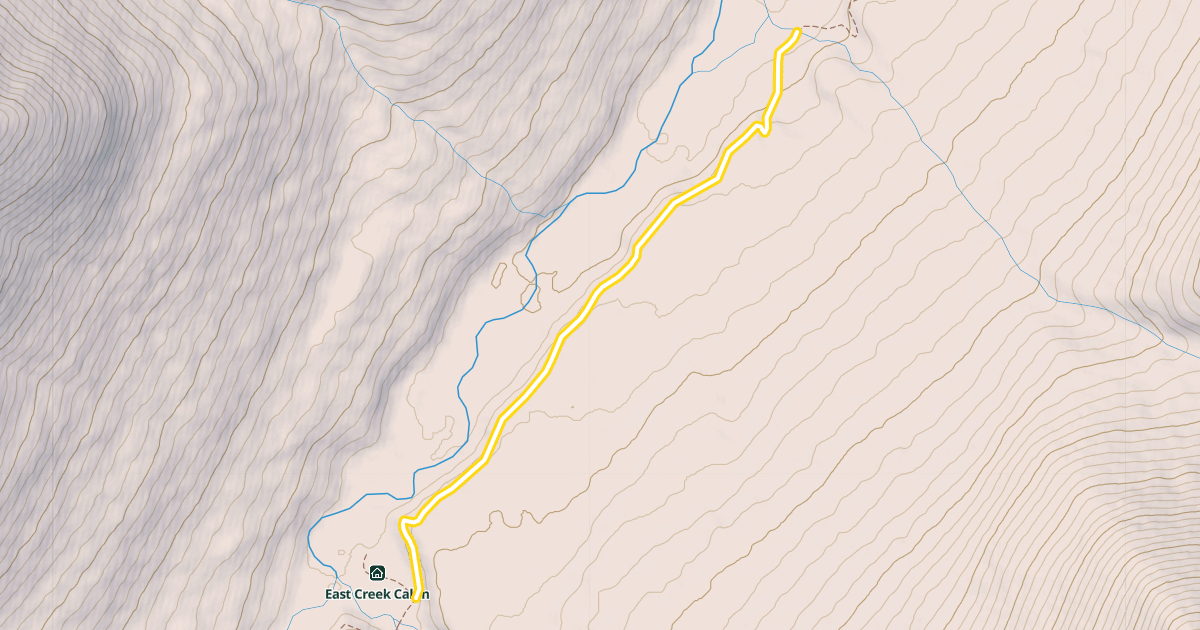 Map preview of Resurrection Pass Trail
