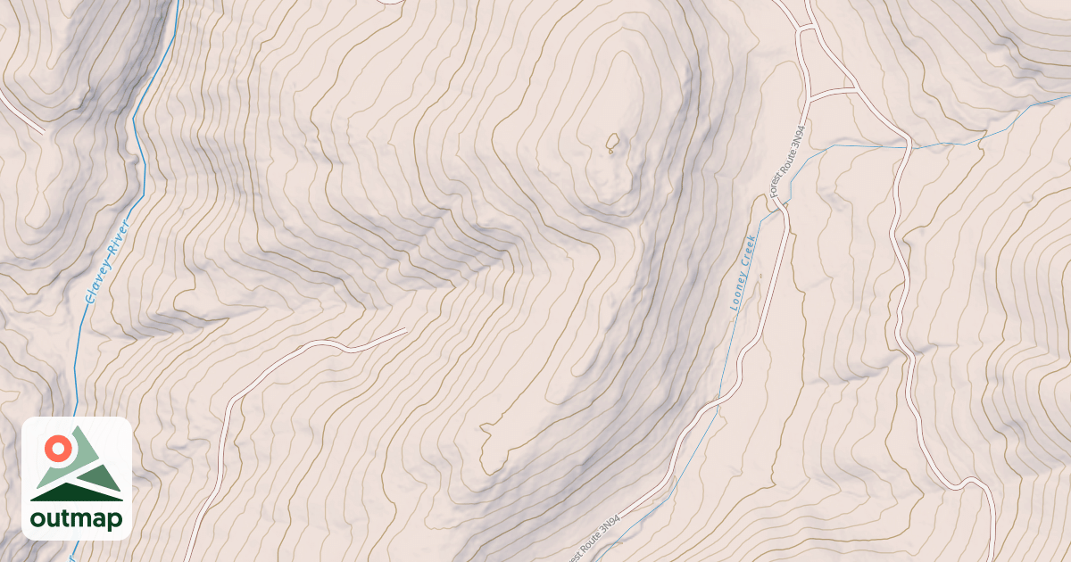 Map of HULL CREEK OHV - ATV