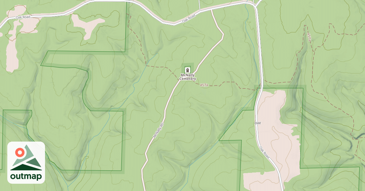 Map of MCNALLY RD