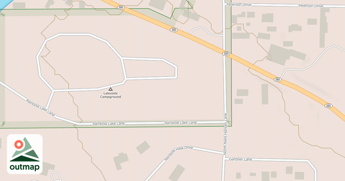 Map of LAKESIDE CG