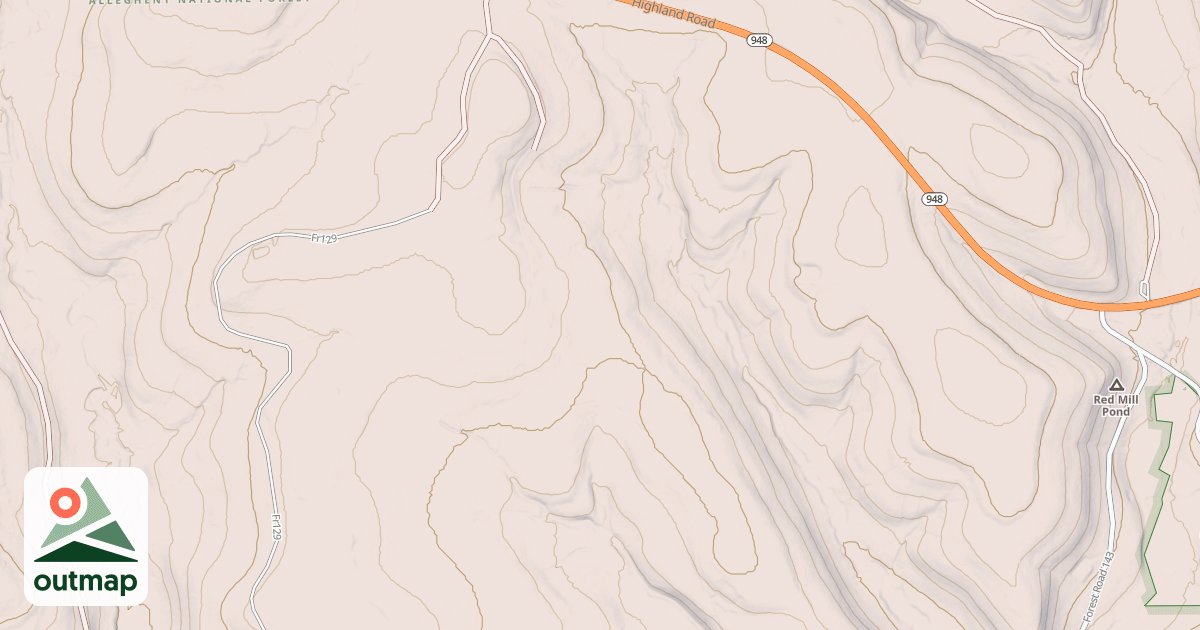 Map of SPENCER RUN