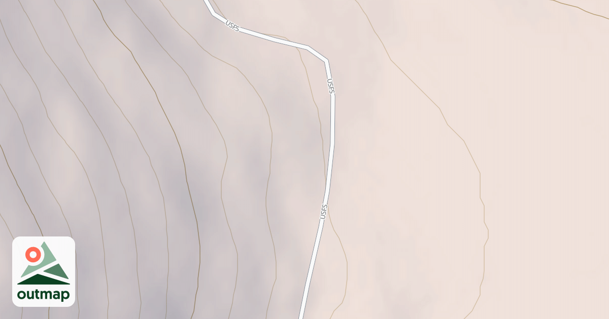 Map of Lower Cone Road