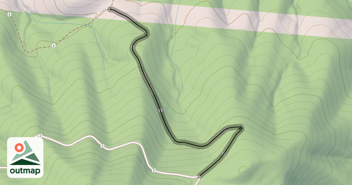 Map of Jacob's Drop