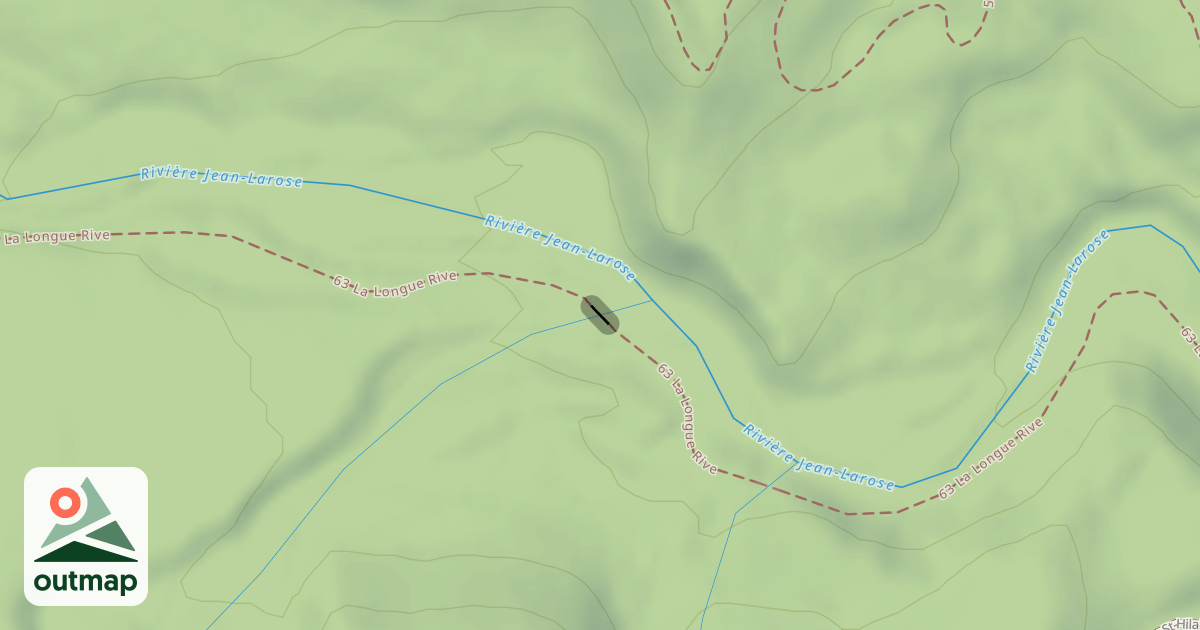 Map of 63 La Longue Rive
