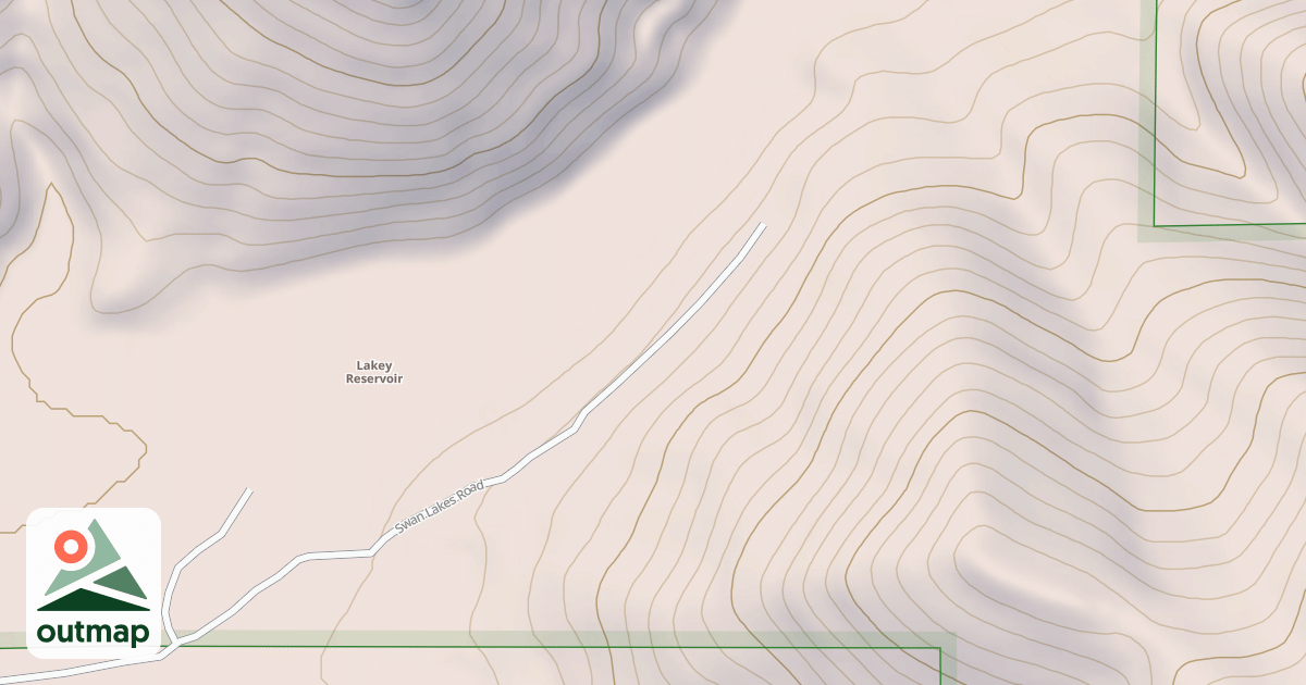 Map of SWAN LAKE GULCH