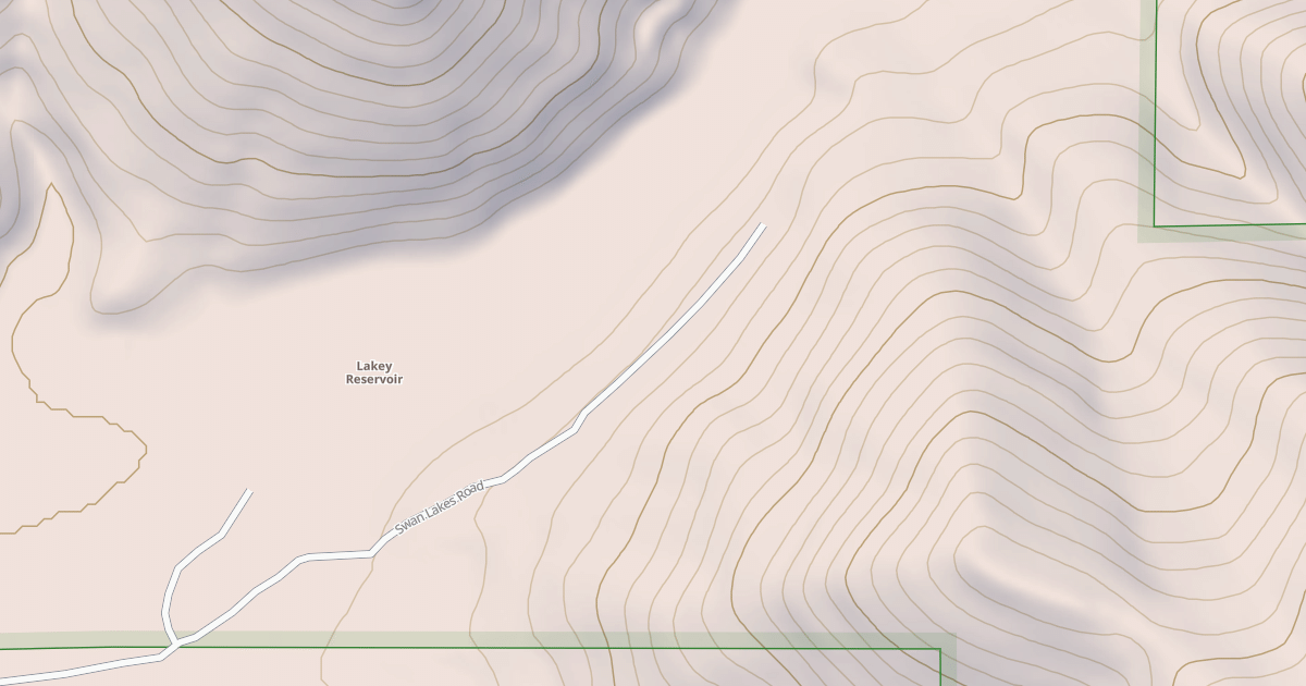 Map preview of SWAN LAKE GULCH
