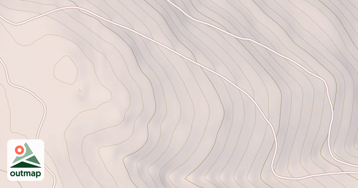Map of ANTELOPE MTN EAST