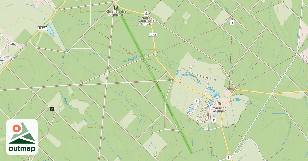 Map of Laie du Vert Donjon