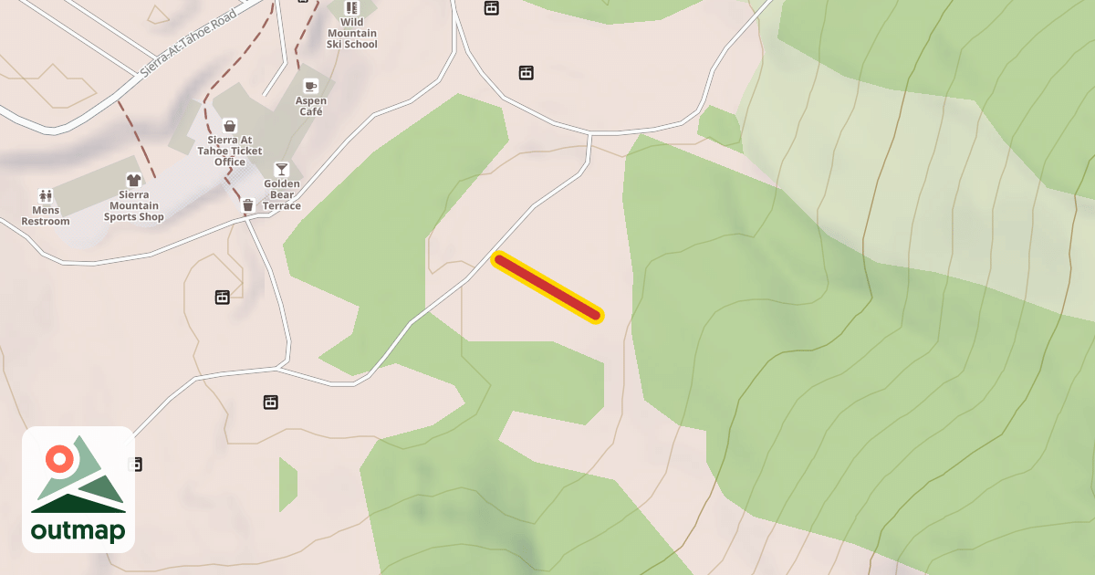 Map of Thunder Gulch Magic Carpet
