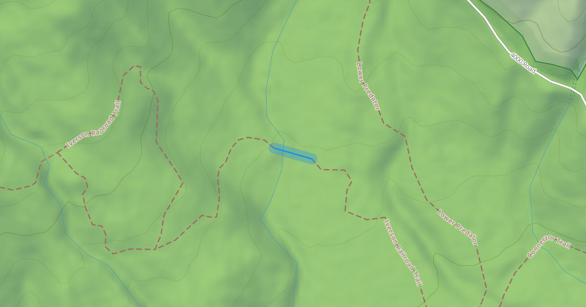 Map preview of Iverson Railroad Trail
