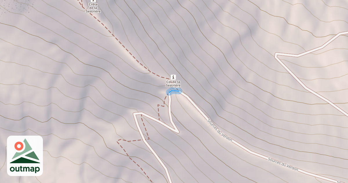 Map of Sources du Verdon