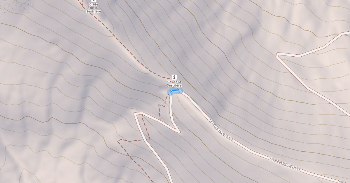 Map preview of Sources du Verdon