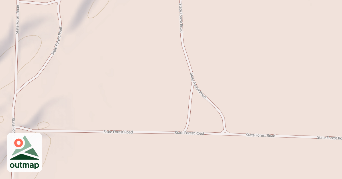 Map of General C.C. Andrews State Forest Trails