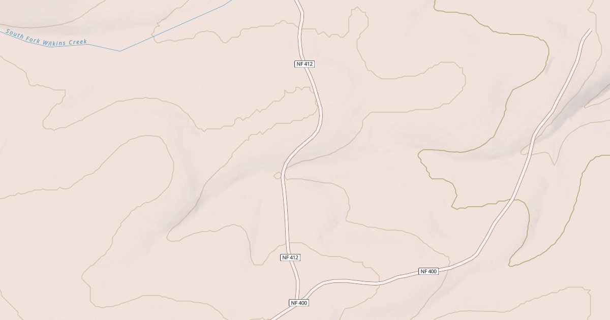 Map preview of USFS Motor Vehicle Use Map Roads {A3DCACB8-FE71-4B25-B036-81C0F4CA0F9D}