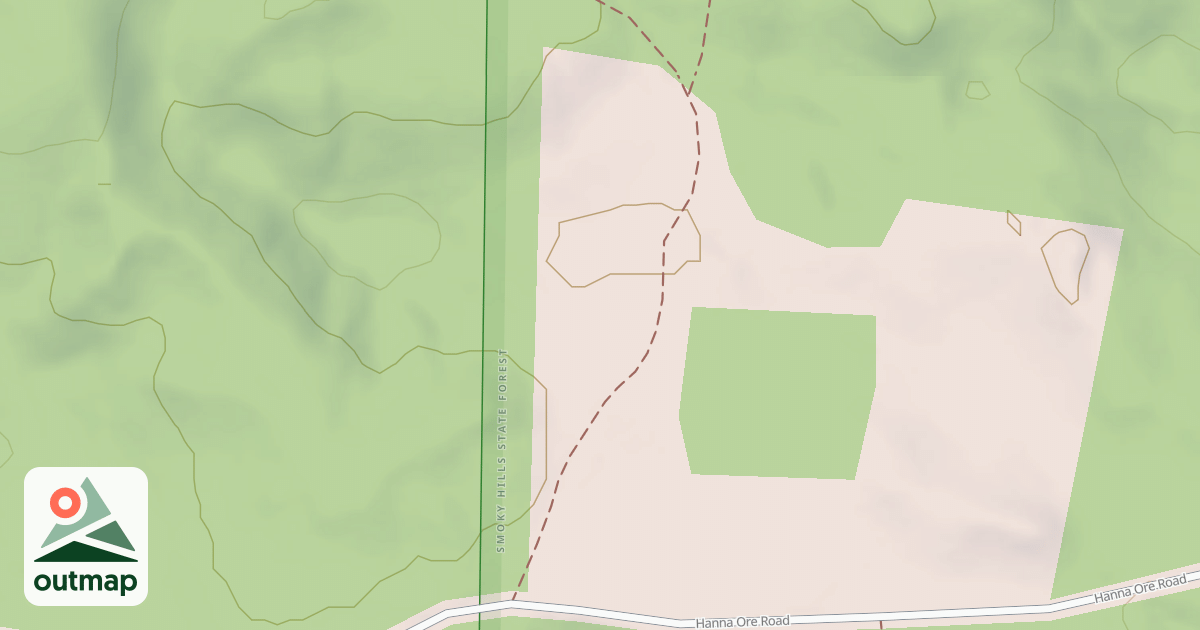 Map of Smoky Hills