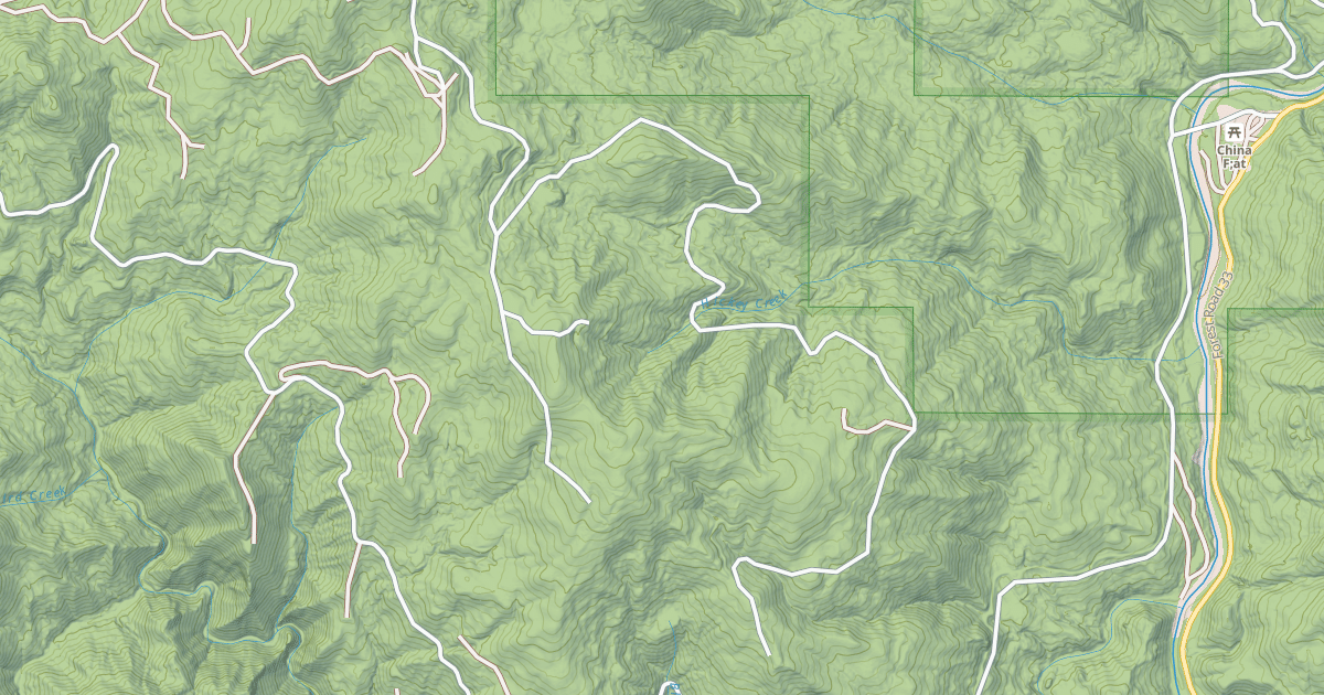 Map preview of HICKEY CREEK