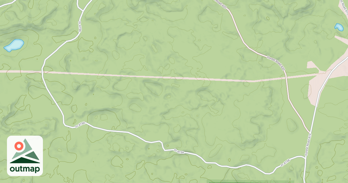 Map of FR 419A