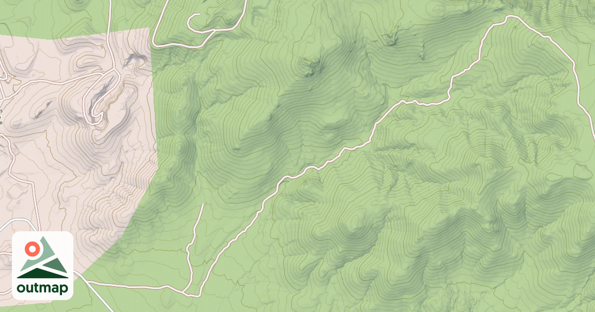 Map of STONE CABIN CANYON ROAD