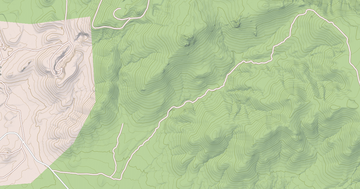 Map preview of STONE CABIN CANYON ROAD