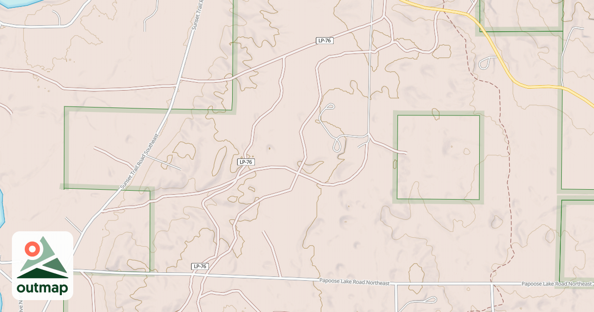 Map of Kalkaska Trail