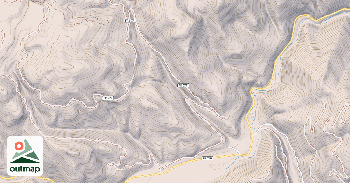 Map of CLARKE MOUNTAIN